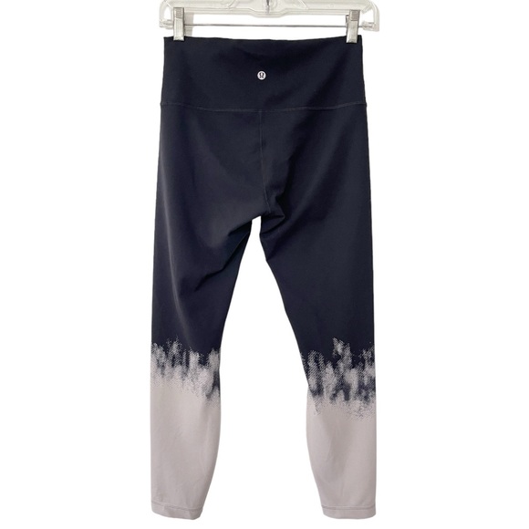 Lululemon Wunder Train High-Rise Tight 25" Crop Black Ascending Silverscreen - Picture 7 of 10